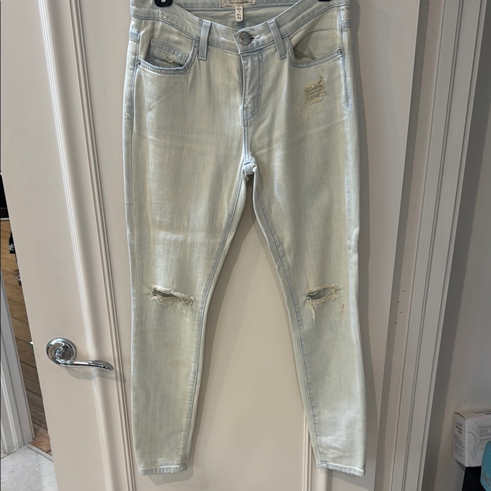 Current/Elliott Blue Skinny Jeans